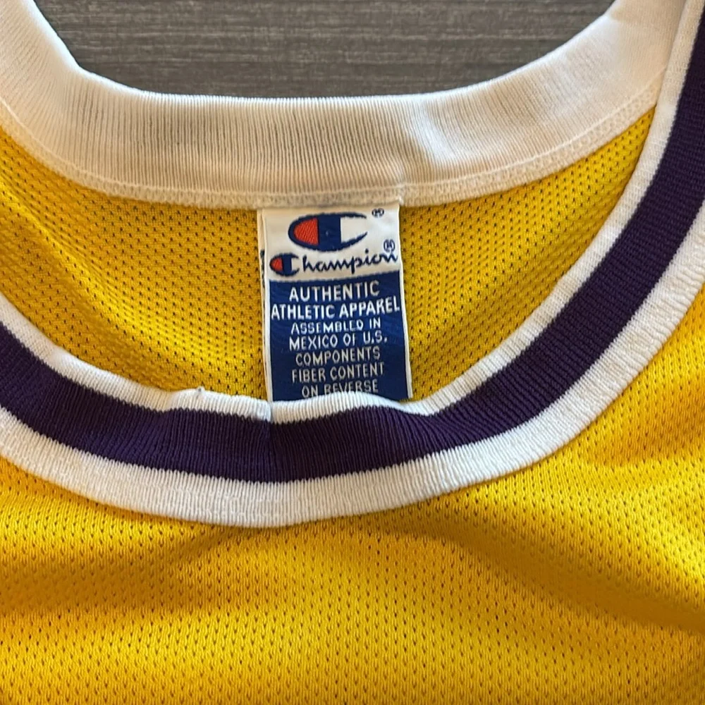 Vintage 1996 Champion Los Angeles Lakers Kobe Bryant Jersey - Picture 4 of 6